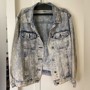 Top shop acid wash jean jacket